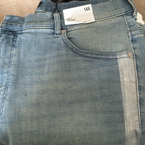 Express Metallic Stripe Jeans - Picture 2 of 2